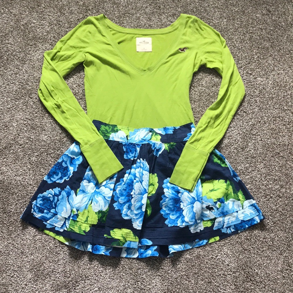 Abercrombie Floral Skirt - M